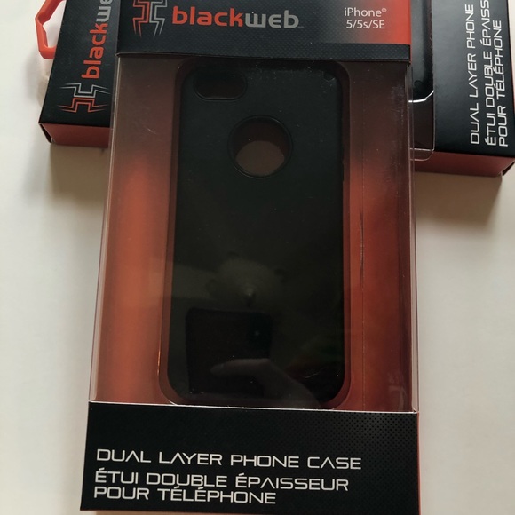 ☼4 for 20$☼ NWT Black Dual Layer Iphone Case - Picture 3 of 5